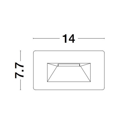 imponujący kinkiet ogrodowy Luces Exclusivas BACAGO
