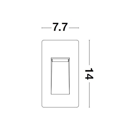wyjątkowy kinkiet ogrodowy Luces Exclusivas BACAGO
