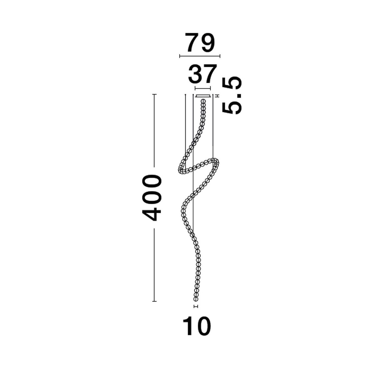 prestiżowa lampa wisząca Luces Exclusivas MOCA LE43460