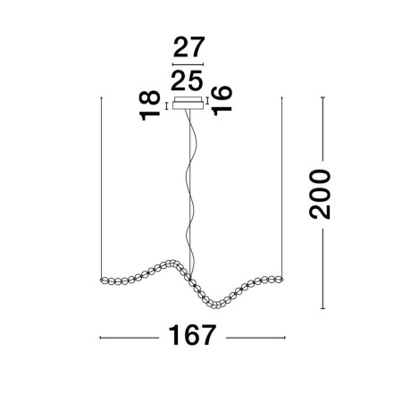 postępowa lampa wisząca Luces Exclusivas MOCA LE43461