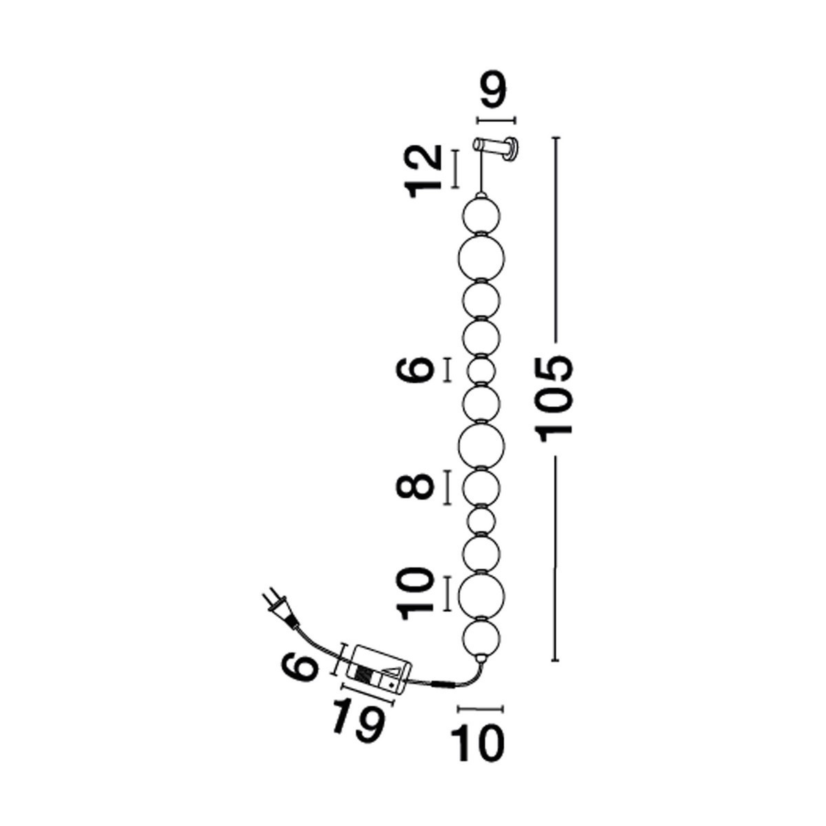 nie do podrobienia kinkiet Luces Exclusivas MOCA LE43467