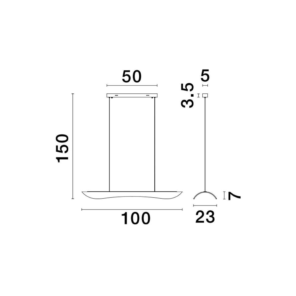 ekskluzywna lampa wisząca Luces Exclusivas COLIMA LE43482