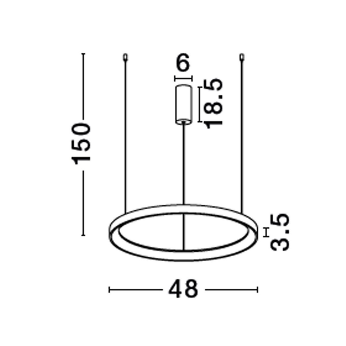 ekskluzywna lampa wisząca Luces Exclusivas ROTA LE43516