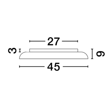 czarujący plafon na sufit Luces Exclusivas BARCA CCT LE43546