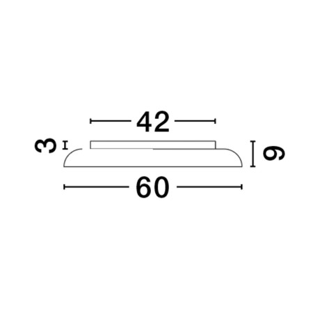 olśniewający plafon na sufit Luces Exclusivas BARCA CCT LE43548