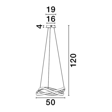 czarująca lampa wisząca Luces Exclusivas ACAPA LE43553