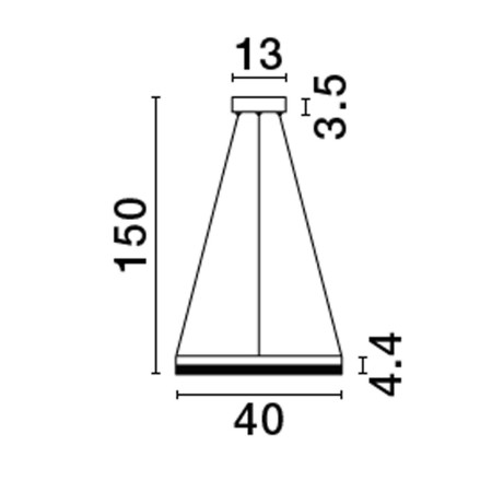 zachwycająca lampa wisząca Luces Exclusivas ACACIO LE43555
