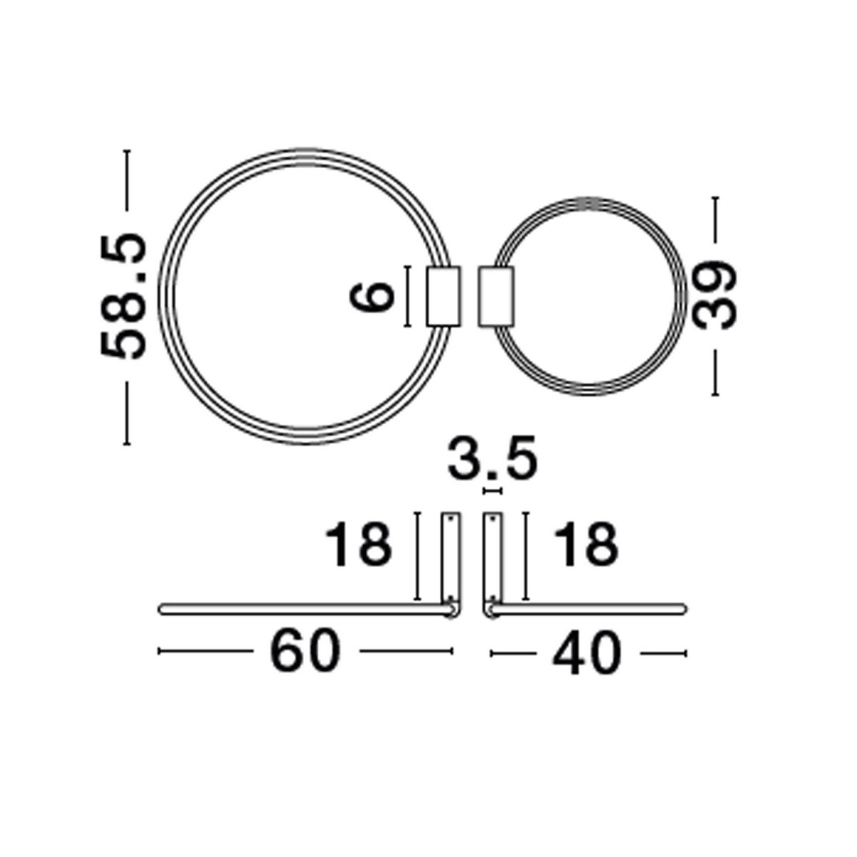 niepowtarzalna lampa przysufitowa Luces Exclusivas ABUYA LE43577
