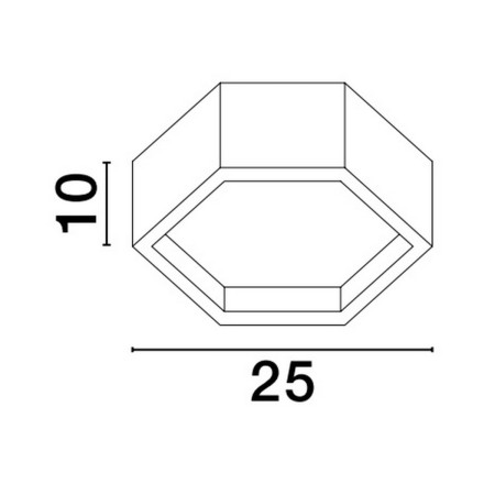 urokliwa lampa natynkowa - spot Luces Exclusivas ADRIAN LE43599