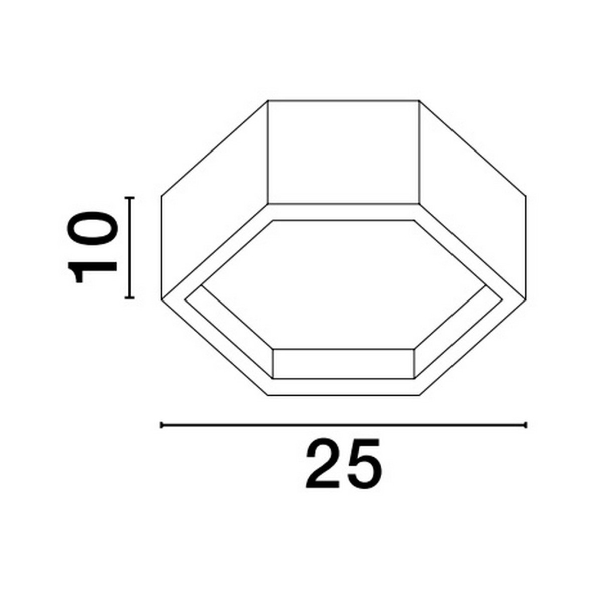 urokliwa lampa natynkowa - spot Luces Exclusivas ADRIAN LE43599