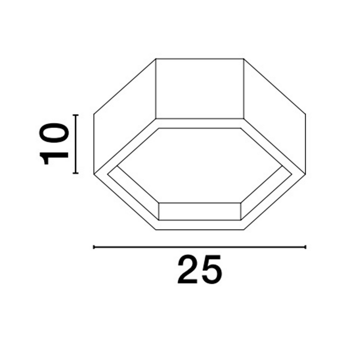 szykowna lampa natynkowa - spot Luces Exclusivas ADRIAN LE43601