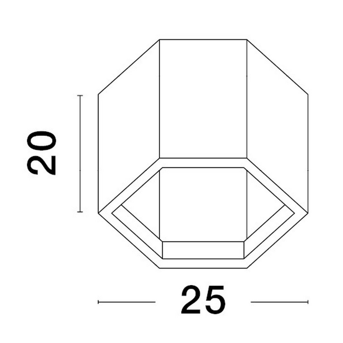 stylowa lampa natynkowa - spot Luces Exclusivas ADRIAN LE43602