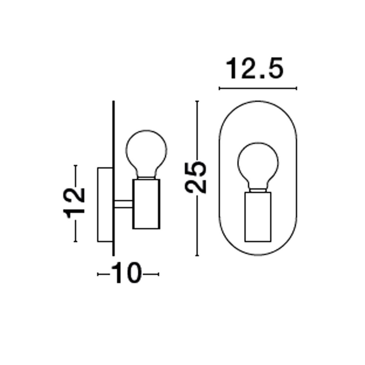 prestiżowy kinkiet Luces Exclusivas BAJIO LE43612