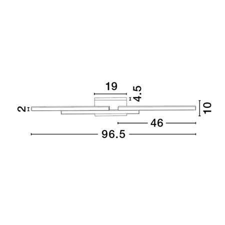 oryginalny kinkiet Luces Exclusivas BAGRES LE43615