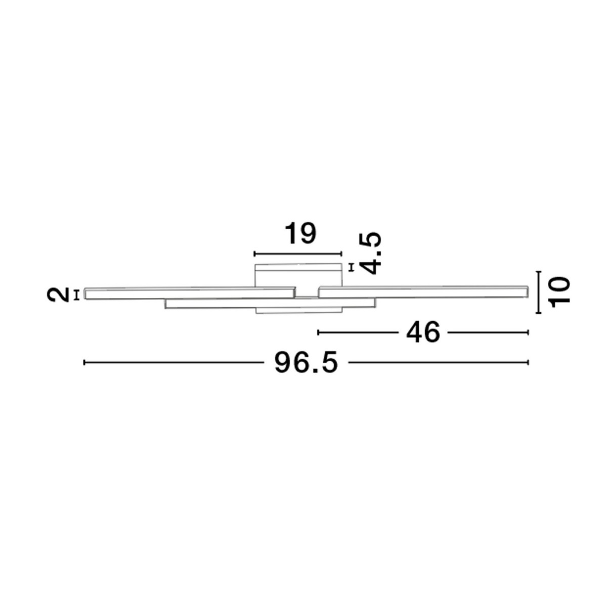 wyjątkowy kinkiet Luces Exclusivas BAGRES LE43617