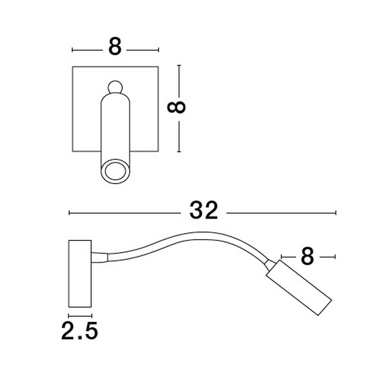czarujący kinkiet Luces Exclusivas ARANCON LE43619