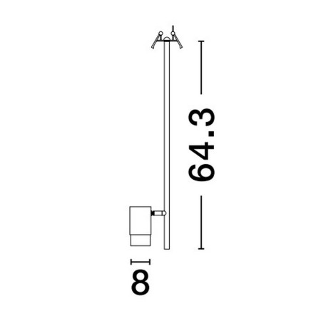 ponadprzeciętna lampa podtynkowa Luces Exclusivas BAILON LE43638 do podwieszanych sufitów