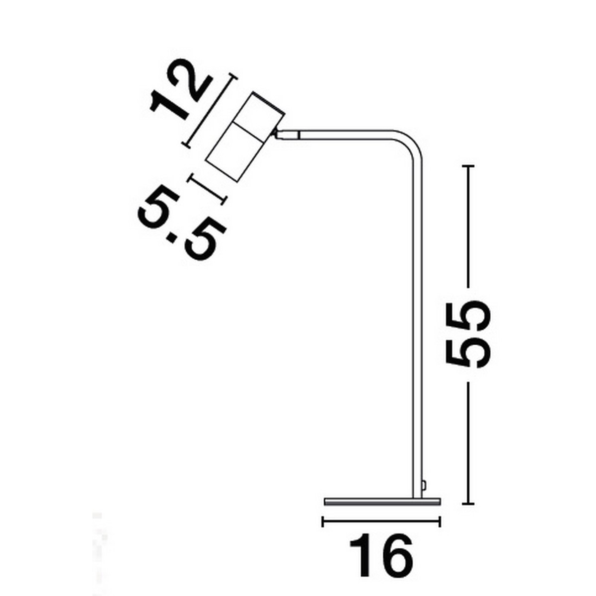 oryginalna lampa biurkowa Luces Exclusivas BAILON LE43640