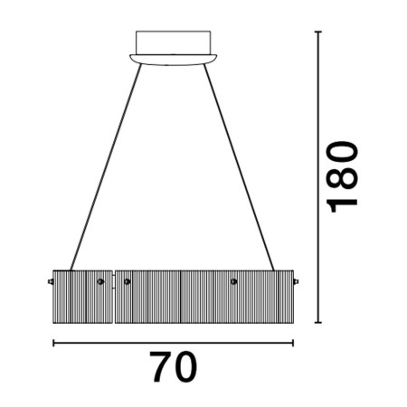 niepowtarzalna lampa wisząca Luces Exclusivas BAJIOS LE43647