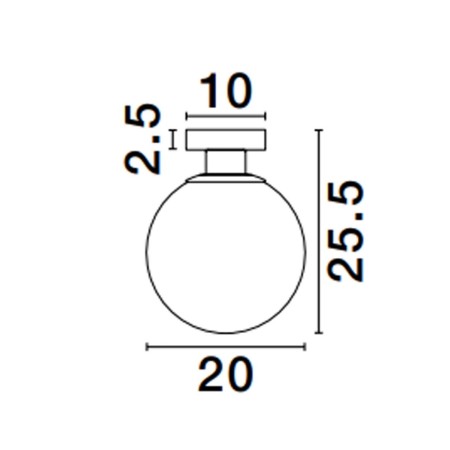 imponująca lampa natynkowa - spot Luces Exclusivas BAJUCU LE43653