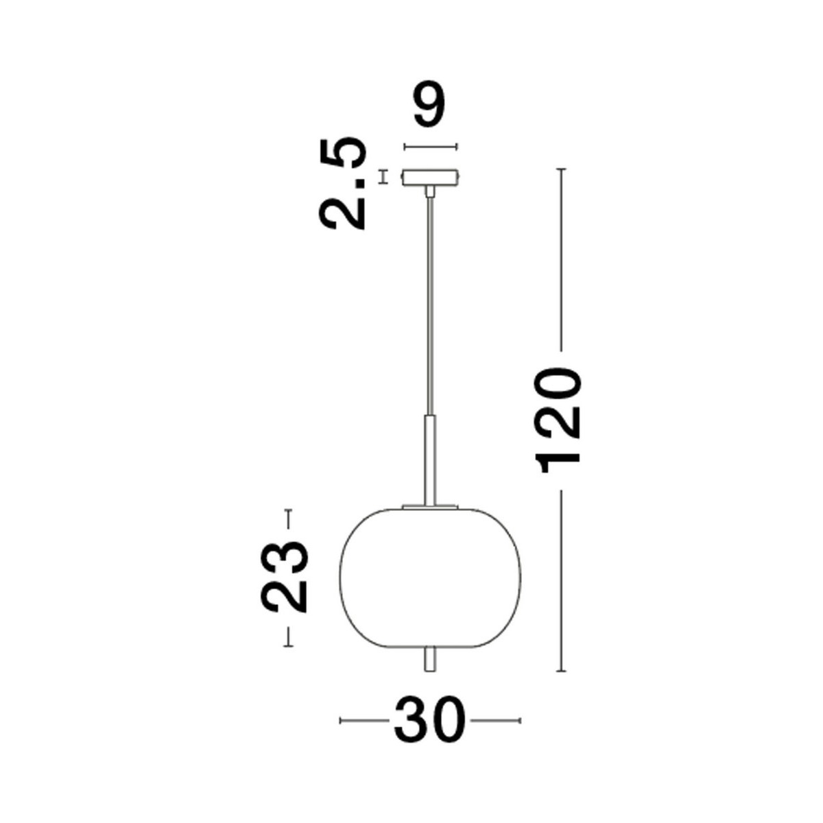 awangardowa lampa wisząca Luces Exclusivas PILAR LE43661