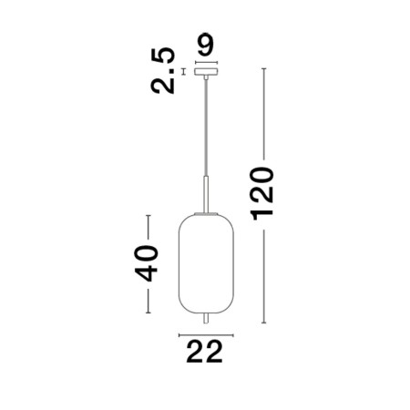 zachwycająca lampa wisząca Luces Exclusivas PILAR LE43662