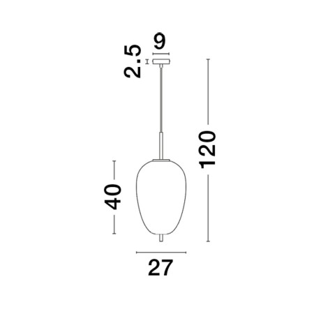wytworna lampa wisząca Luces Exclusivas PILAR LE43663