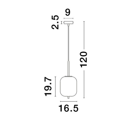wykwintna lampa wisząca Luces Exclusivas PILAR LE43665