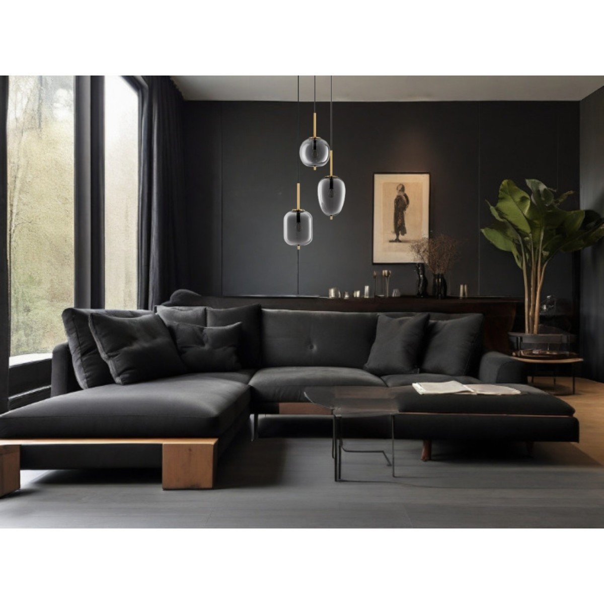 współczesna lampa wisząca Luces Exclusivas PILAR LE43668