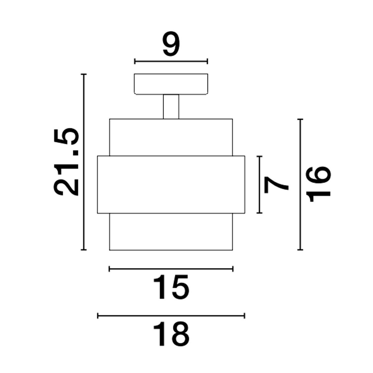 futurystyczny reflektor / spot Luces Exclusivas VIEJA LE43670