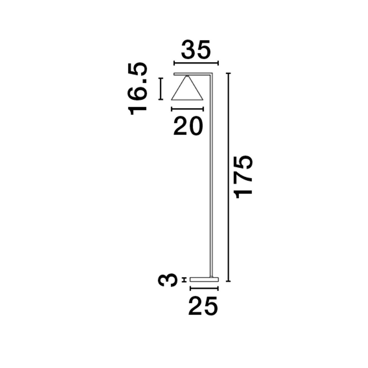gustowna lampa stojąca Luces Exclusivas BALBOA LE43688