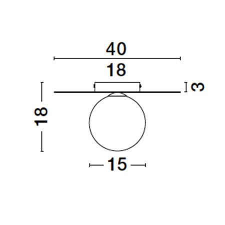 czarująca lampa natynkowa - spot Luces Exclusivas BALCON LE43693