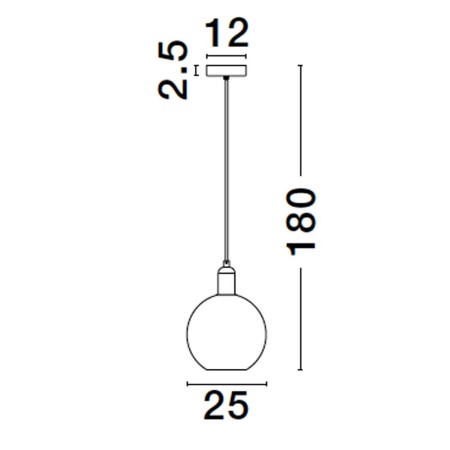 awangardowa lampa wisząca Luces Exclusivas BALCHE LE43694