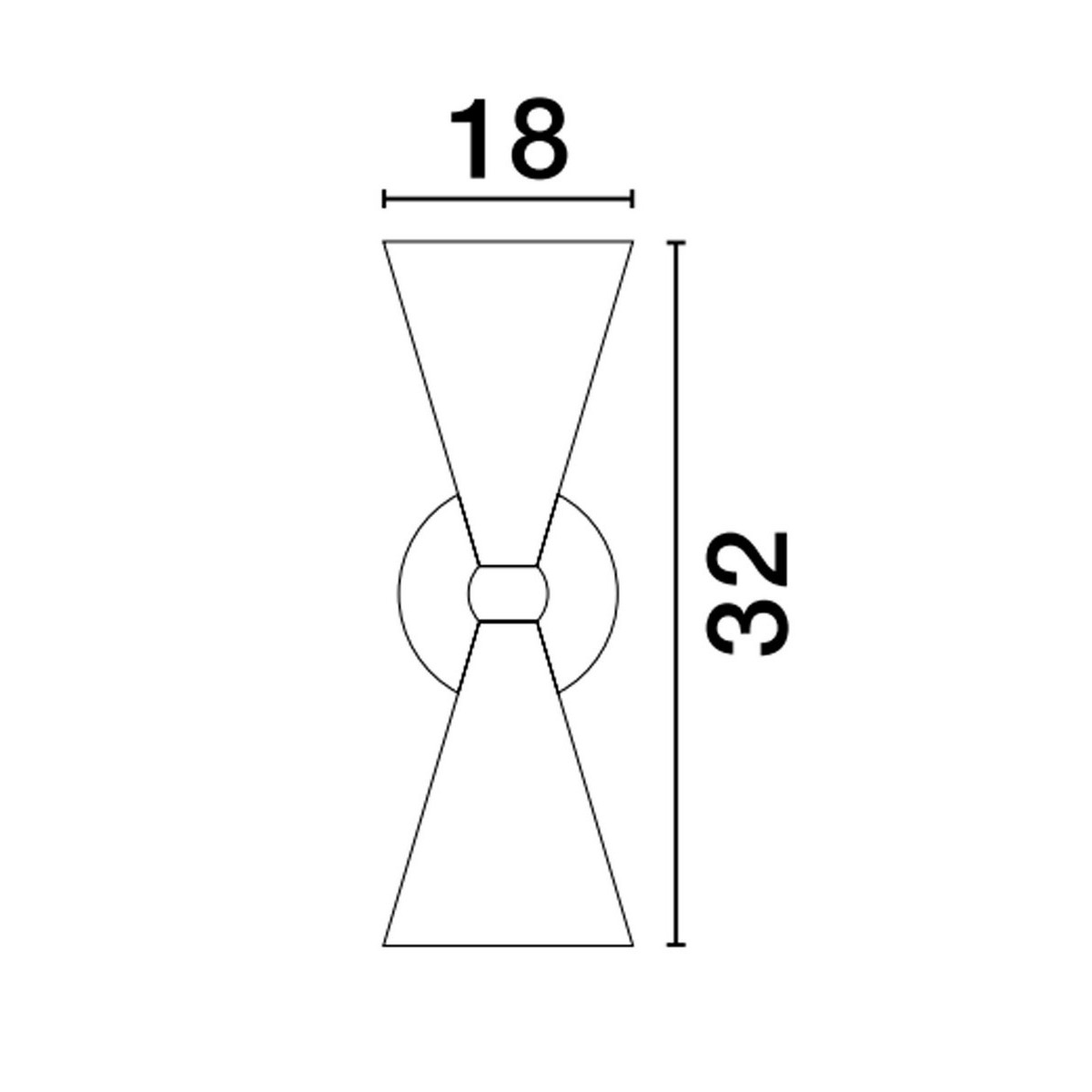 szykowny kinkiet Luces Exclusivas BALSAS LE43699