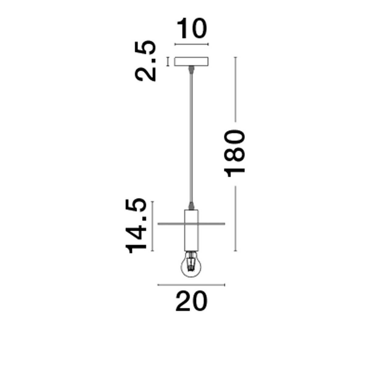 wspaniała lampa wisząca Luces Exclusivas BAJIO LE43702
