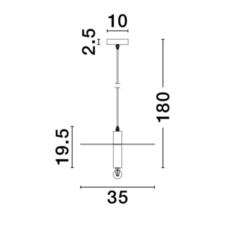 urokliwa lampa wisząca Luces Exclusivas BAJIO LE43703