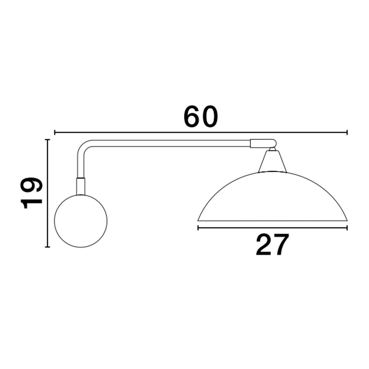Jedyny w swoim rodzaju kinkiet Luces Exclusivas BAMORE LE43710