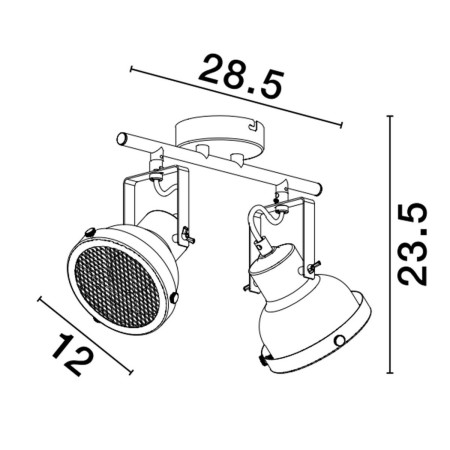 wyjątkowy reflektor / spot Luces Exclusivas BANCOS LE43717
