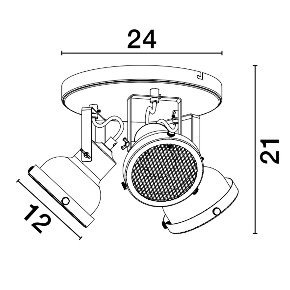 wybitny reflektor / spot Luces Exclusivas BANCOS LE43718