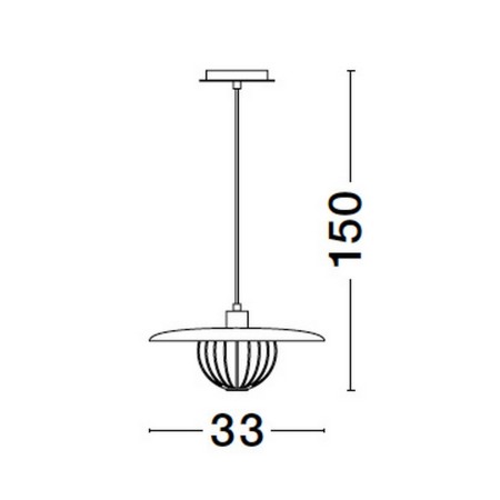 imponująca lampa wisząca Luces Exclusivas CUERNAVACA LE43721