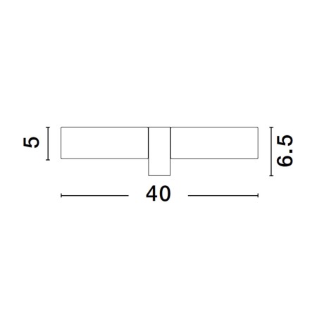 prestiżowy kinkiet do łazienki Luces Exclusivas BANTHI LE43724