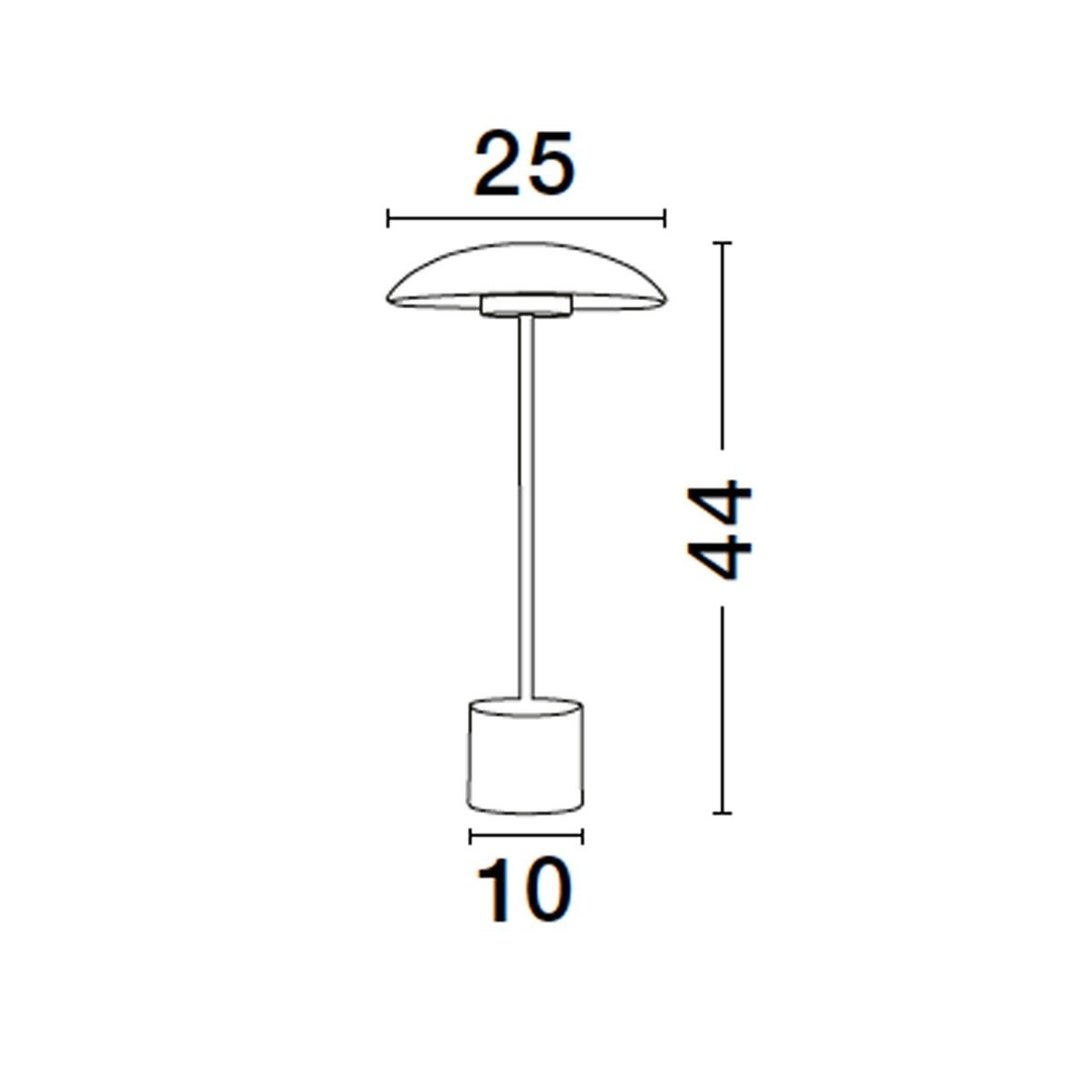zachwycająca lampa stołowa Luces Exclusivas BARRON LE43731