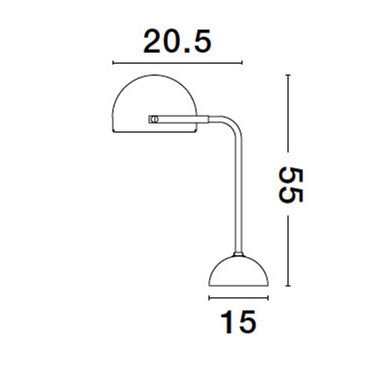 wyjątkowa lampa biurkowa Luces Exclusivas ABALOMA LE43735