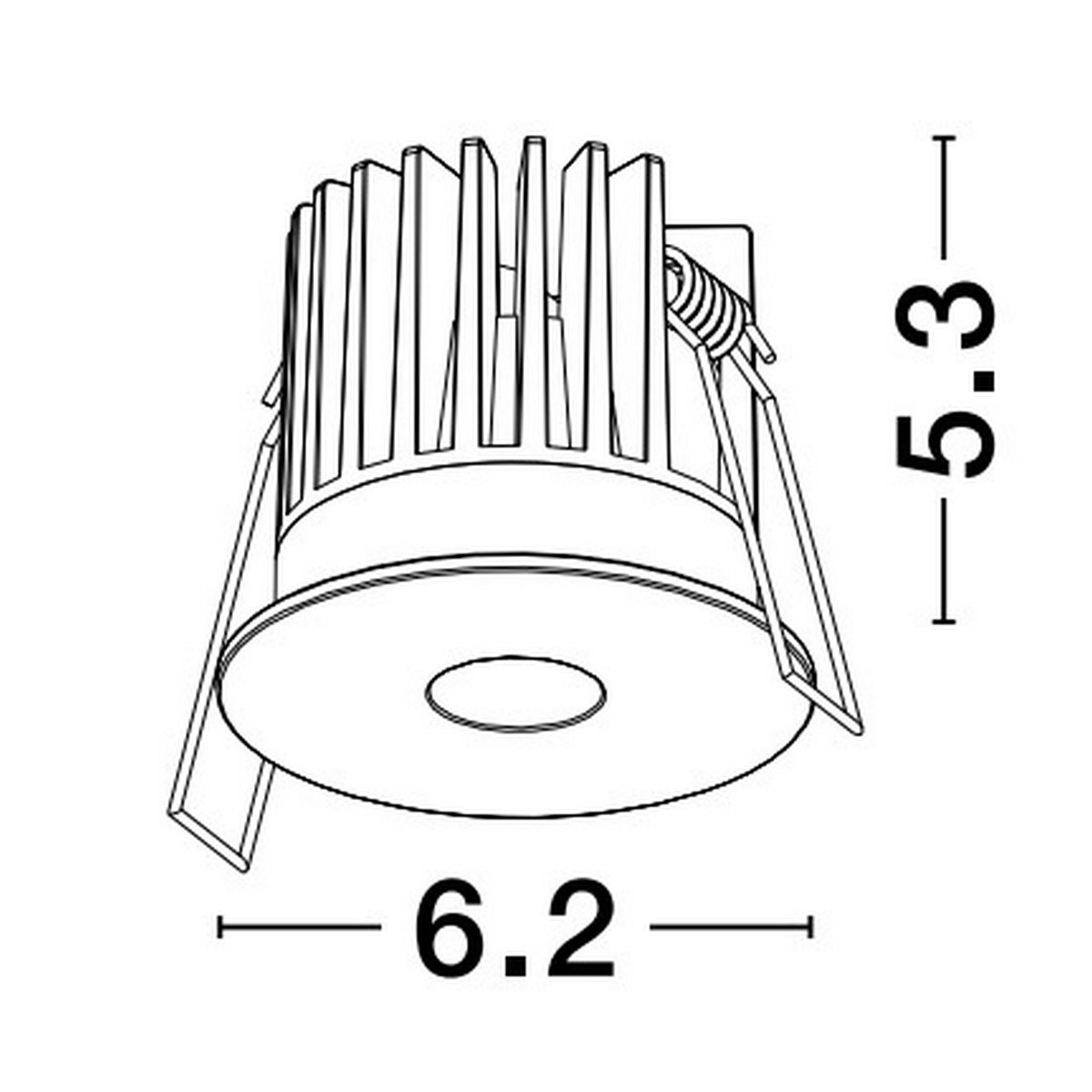 prestiżowa lampa podtynkowa Luces Exclusivas ACALAMA LE61603 do podwieszanych sufitów