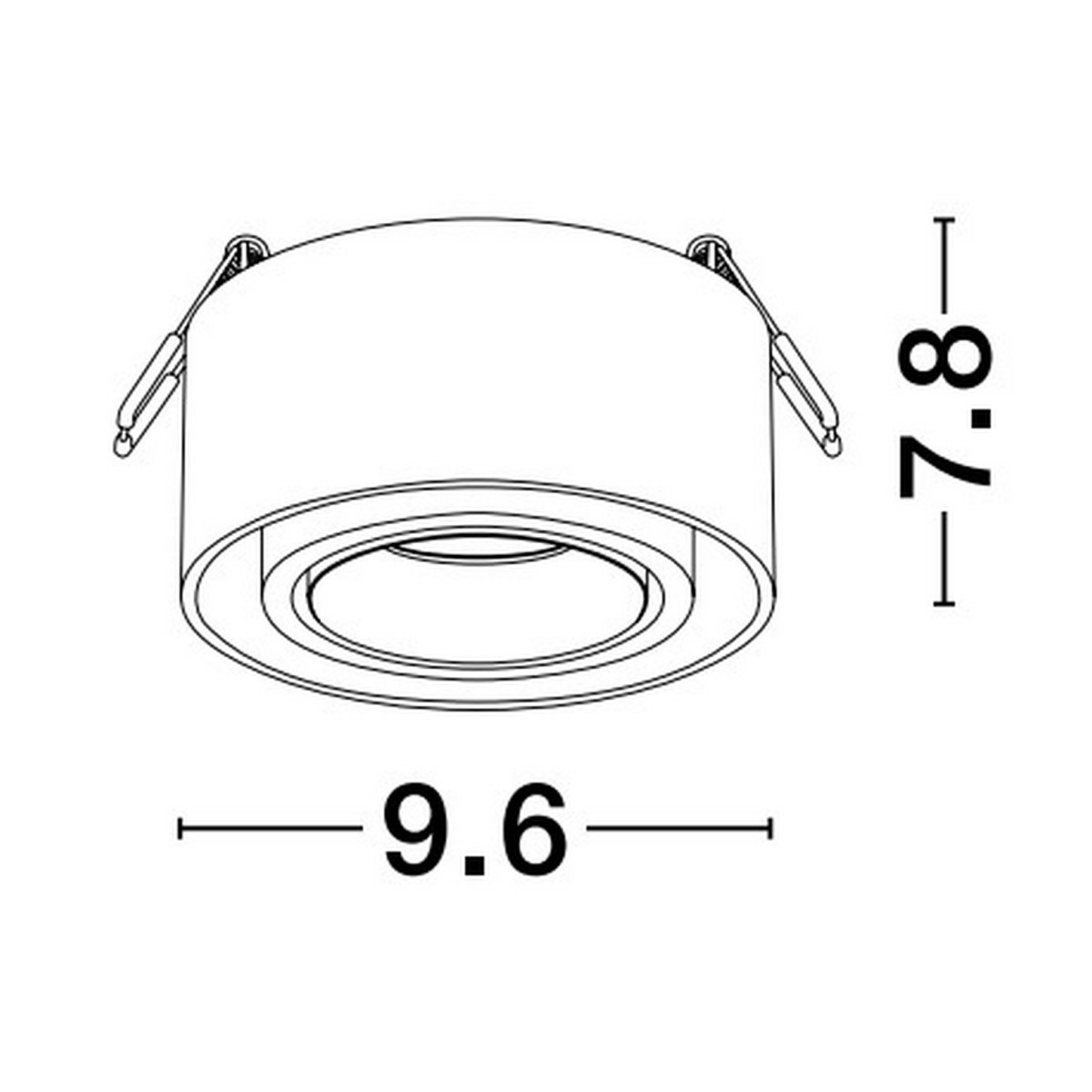 imponująca lampa natynkowa - spot Luces Exclusivas ACAMIEL LE61616