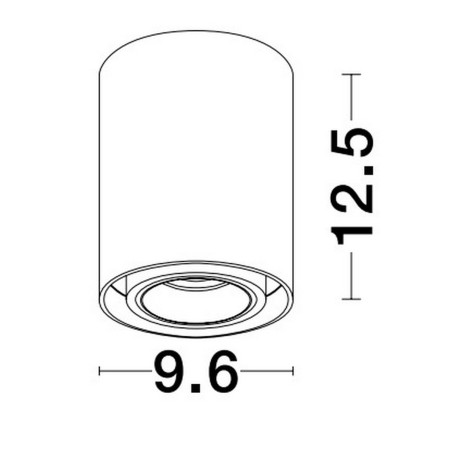 ekskluzywna lampa natynkowa - spot Luces Exclusivas ACANCUN LE61621