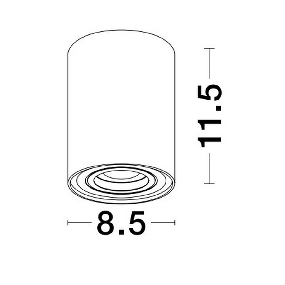 czarująca lampa natynkowa - spot Luces Exclusivas ACANCUN LE61622