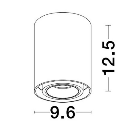 zachwycająca lampa natynkowa - spot Luces Exclusivas ACANCUN LE61624