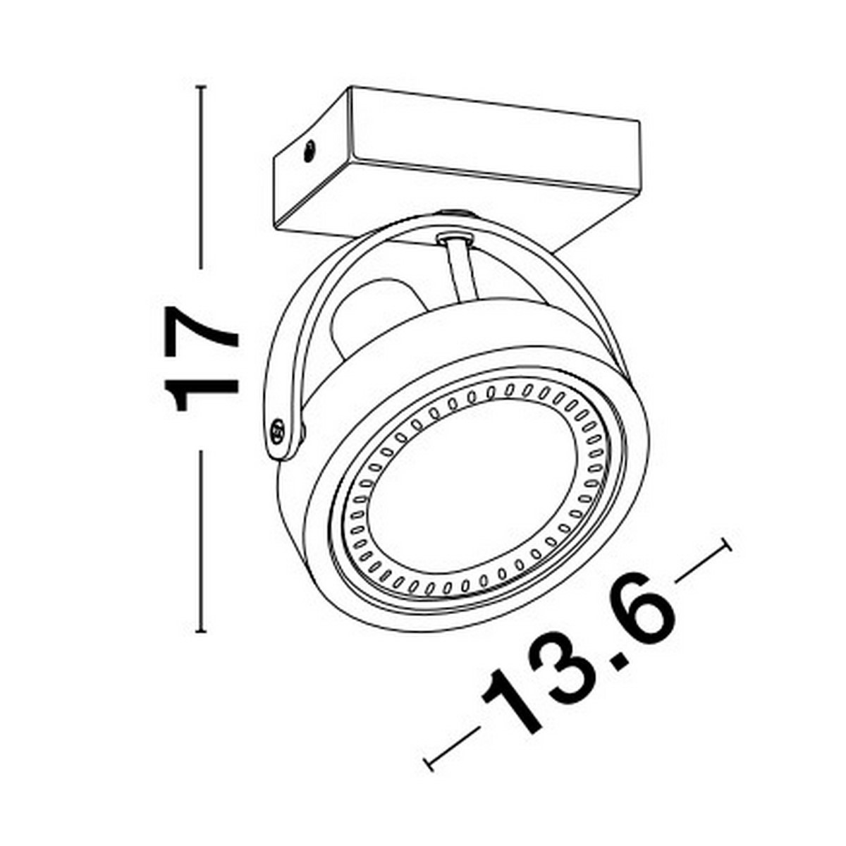 olśniewający reflektor / spot Luces Exclusivas ACASICO LE61629