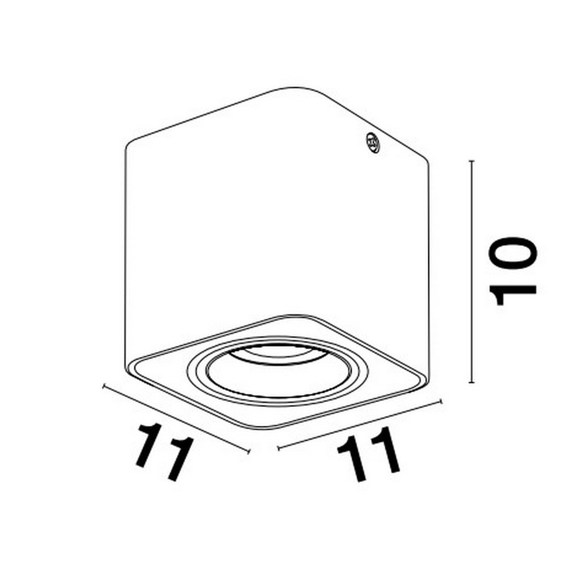 prestiżowa lampa natynkowa - spot Luces Exclusivas ACATIPA LE61636